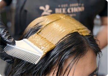 Featured 2 application of scalp treatment
